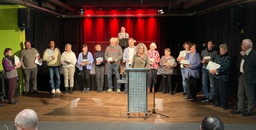 Ehrenamtliche der Johannes-Diakonie werden im fideljo geehrt.