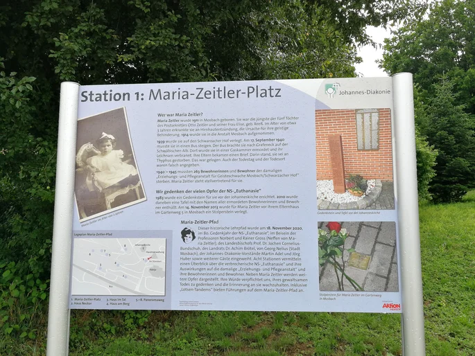 Station 1 Maria Zeitler-Pfad