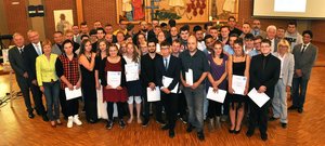 Der Absolventenjahrgang 2017 wurde in der Johanneskirche verabschiedet.