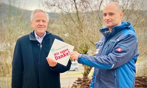 Johannes-Diakonie-Vorstand Martin Adel und Andreas Johmann (von links)