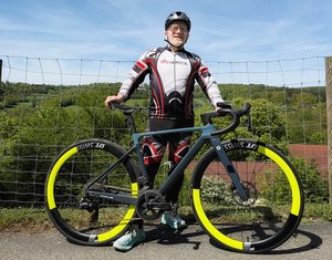 Startet erneut beim Triathlon in der Slowakei: der Mosbacher Special-Olympics-Athlet Michael Lofink.