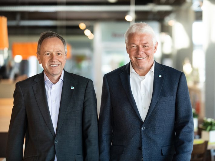 Martin Adel, Vorstandsvorsitzender, und Jörg Huber, Pädagogischer Vorstand (v. l.)