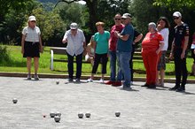 Der Aktionstag sorgte für ein  inklusives Miteinander bei Boule und Boccia im Mosbacher Elzpark.