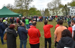 Siegerehrung bei nordbadischen Fußbalmeisterschaften